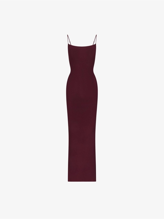 SKIMS Dresses & Skirts - SKIMS NWT MAXI DRESS BURGUNDY